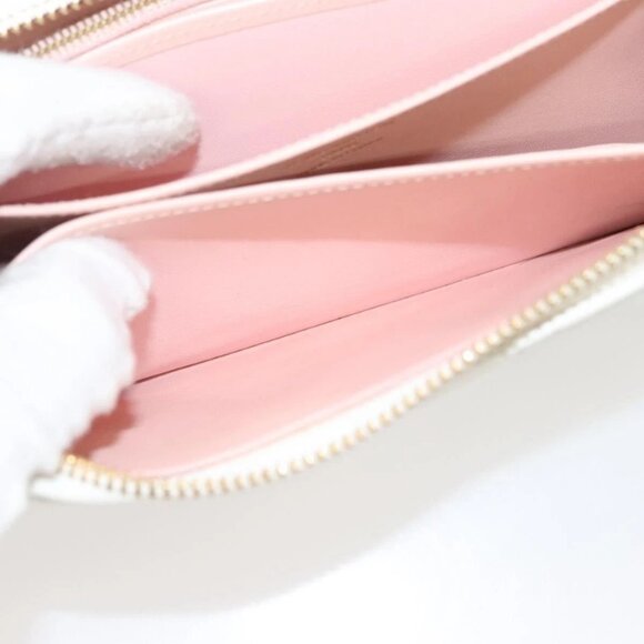 LOUIS VUITTON Monogram Garden Zippy Wallet White M81694 LV Auth 121163 - Picture 8 of 16